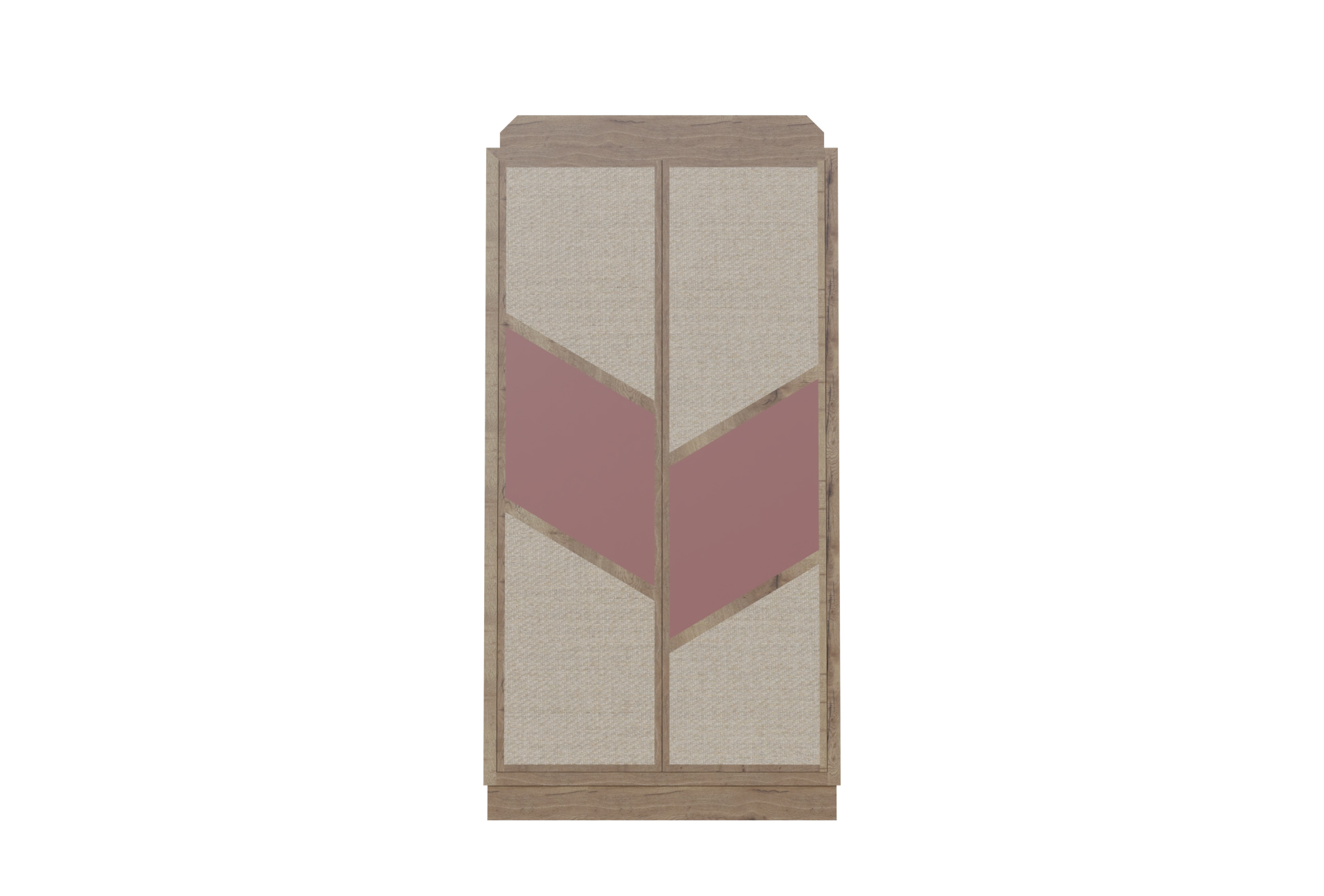 Rotin + Bordeaux + Chêne tabac