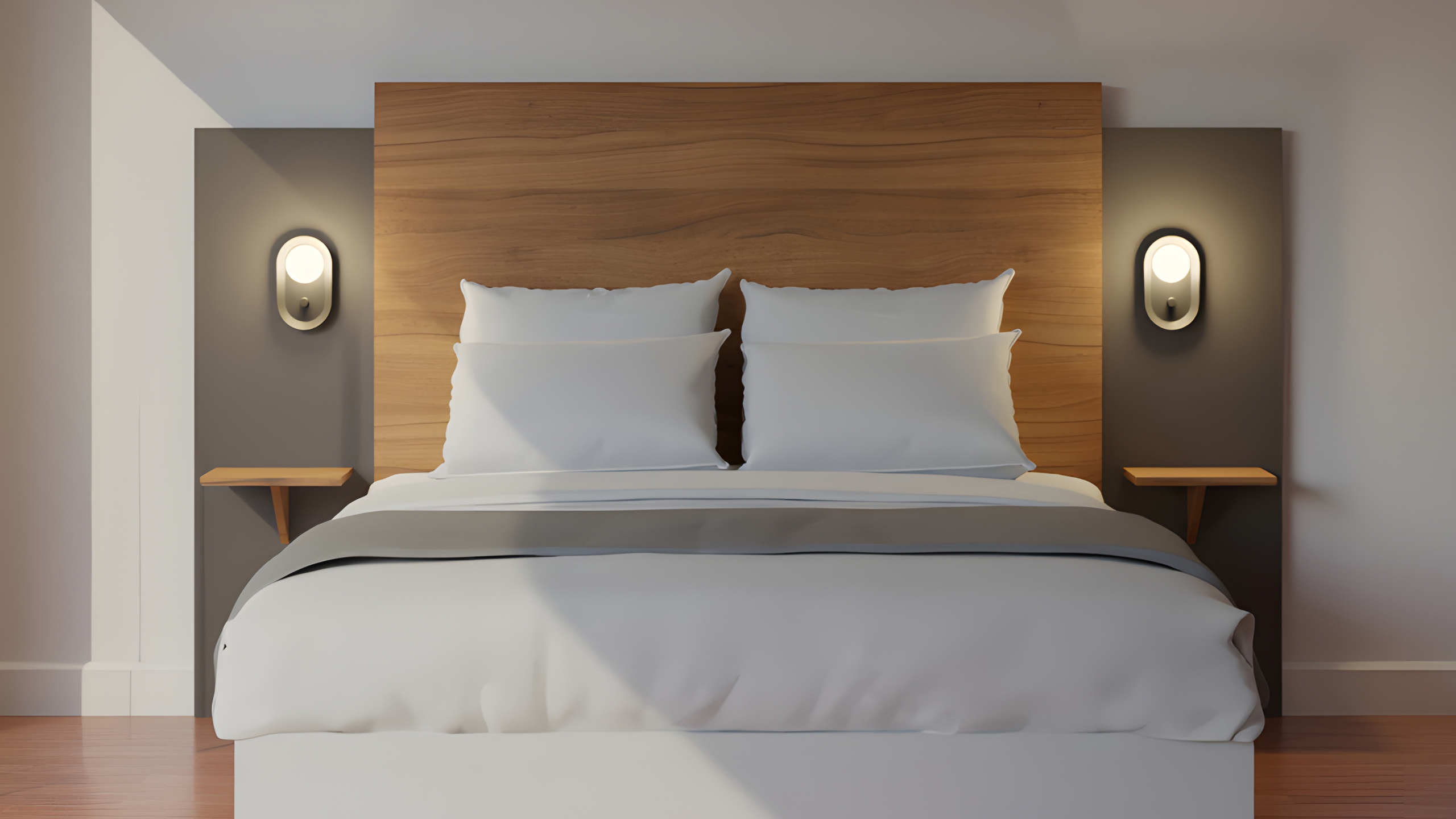 Tete de Lit Simple DIVA Square avec chevets