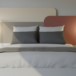 Tete de Lit Double GROUND avec chevets