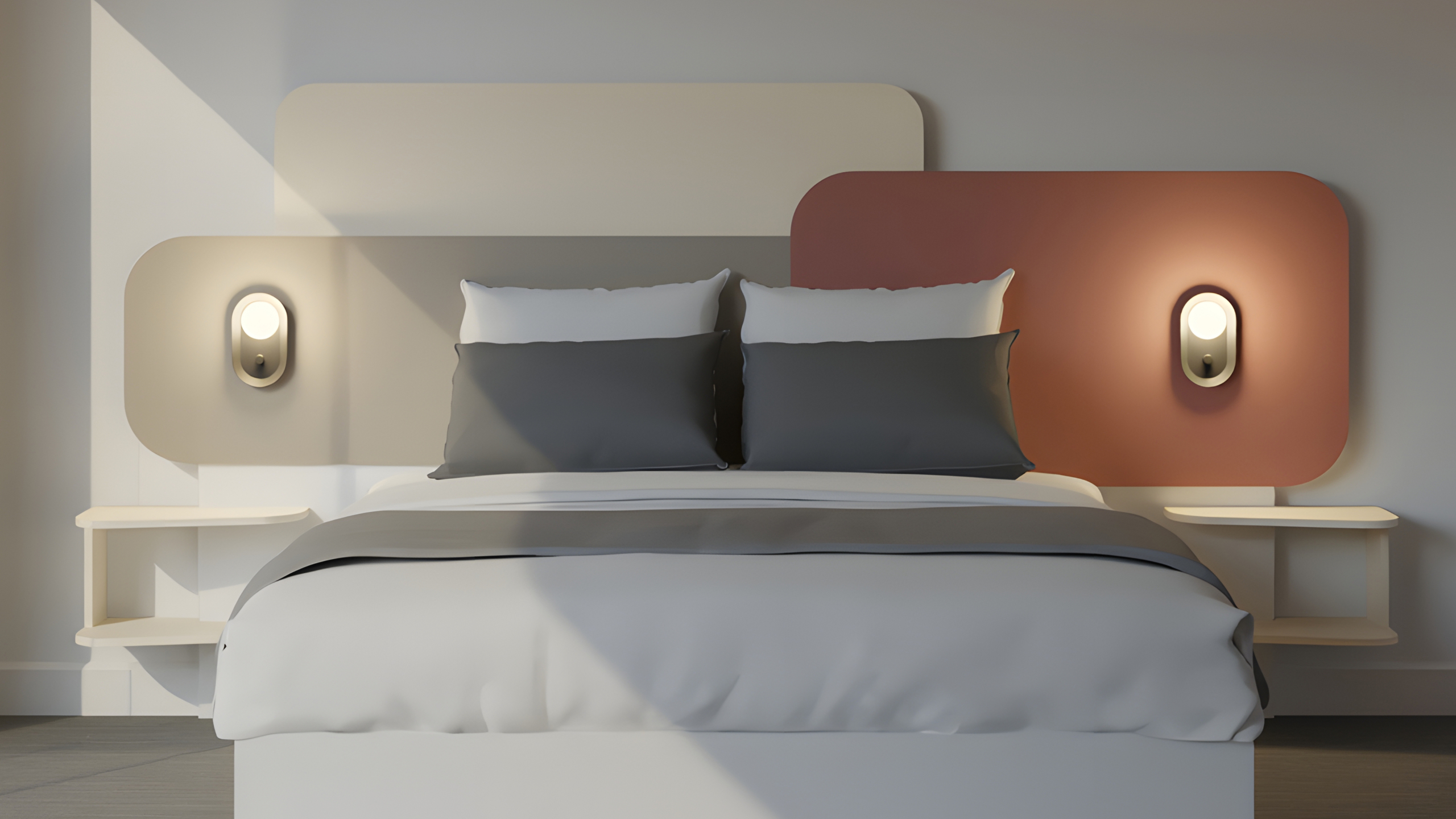 Tete de Lit Simple GROUND avec chevets
