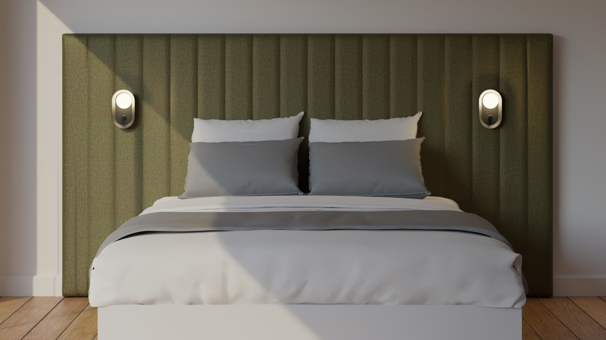 Velours vert olive
