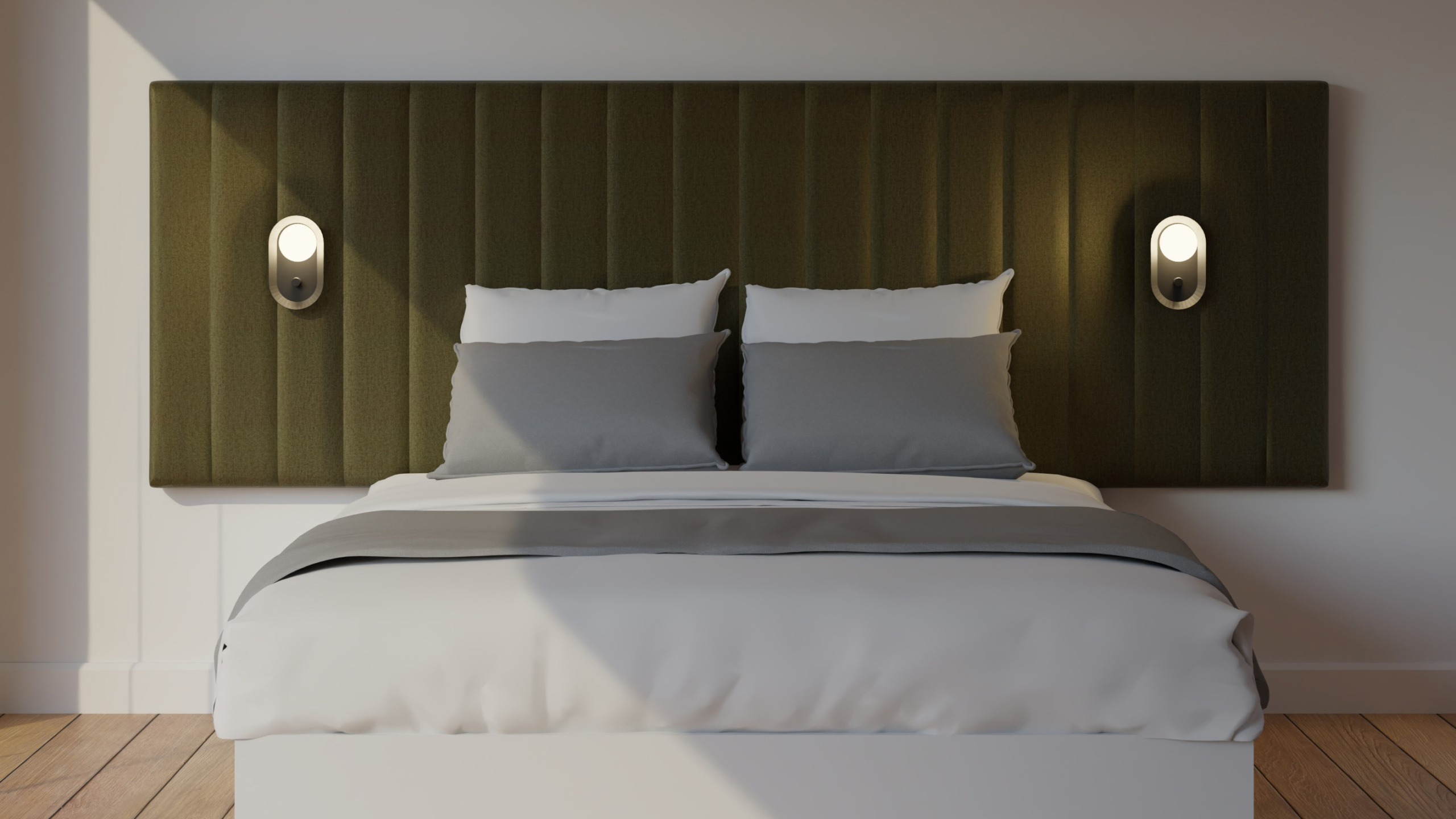 Velours vert olive