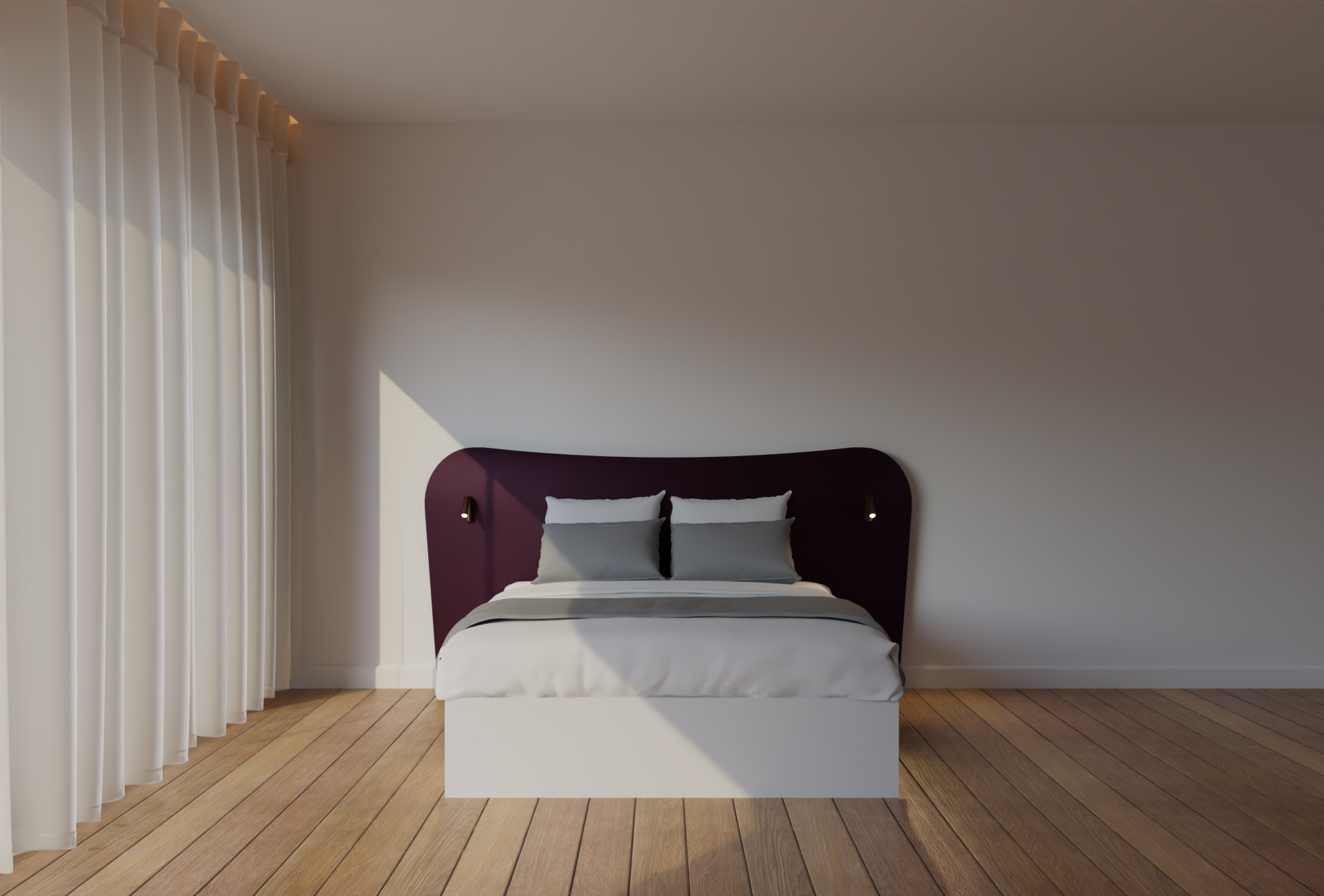 Velours aubergine