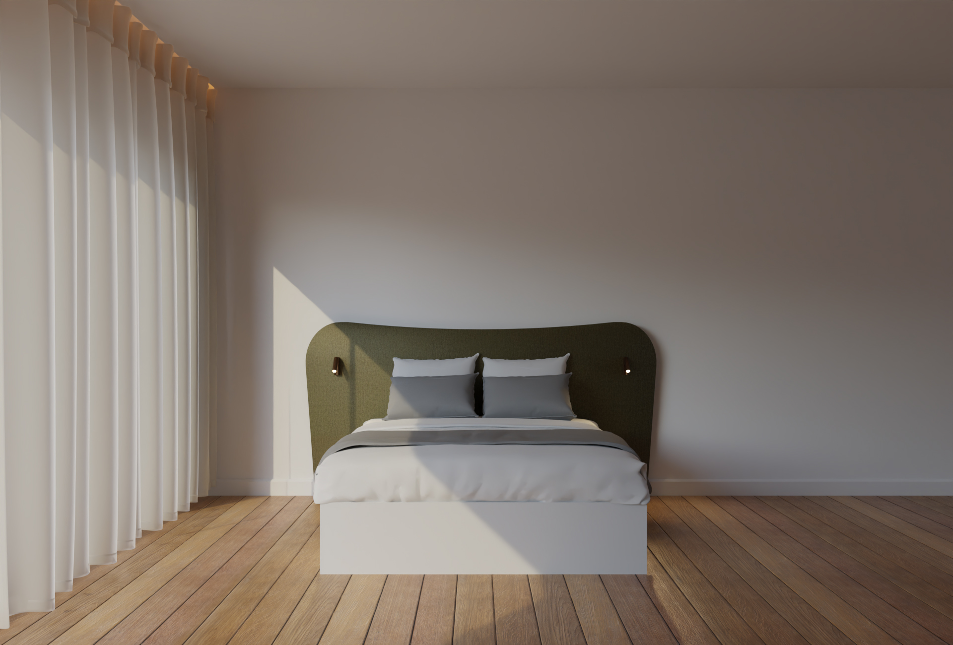Velours vert olive