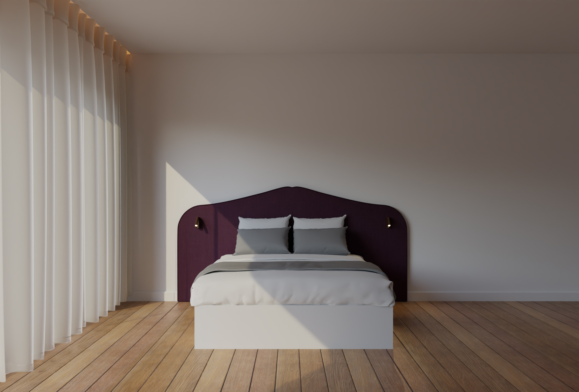 Velours aubergine