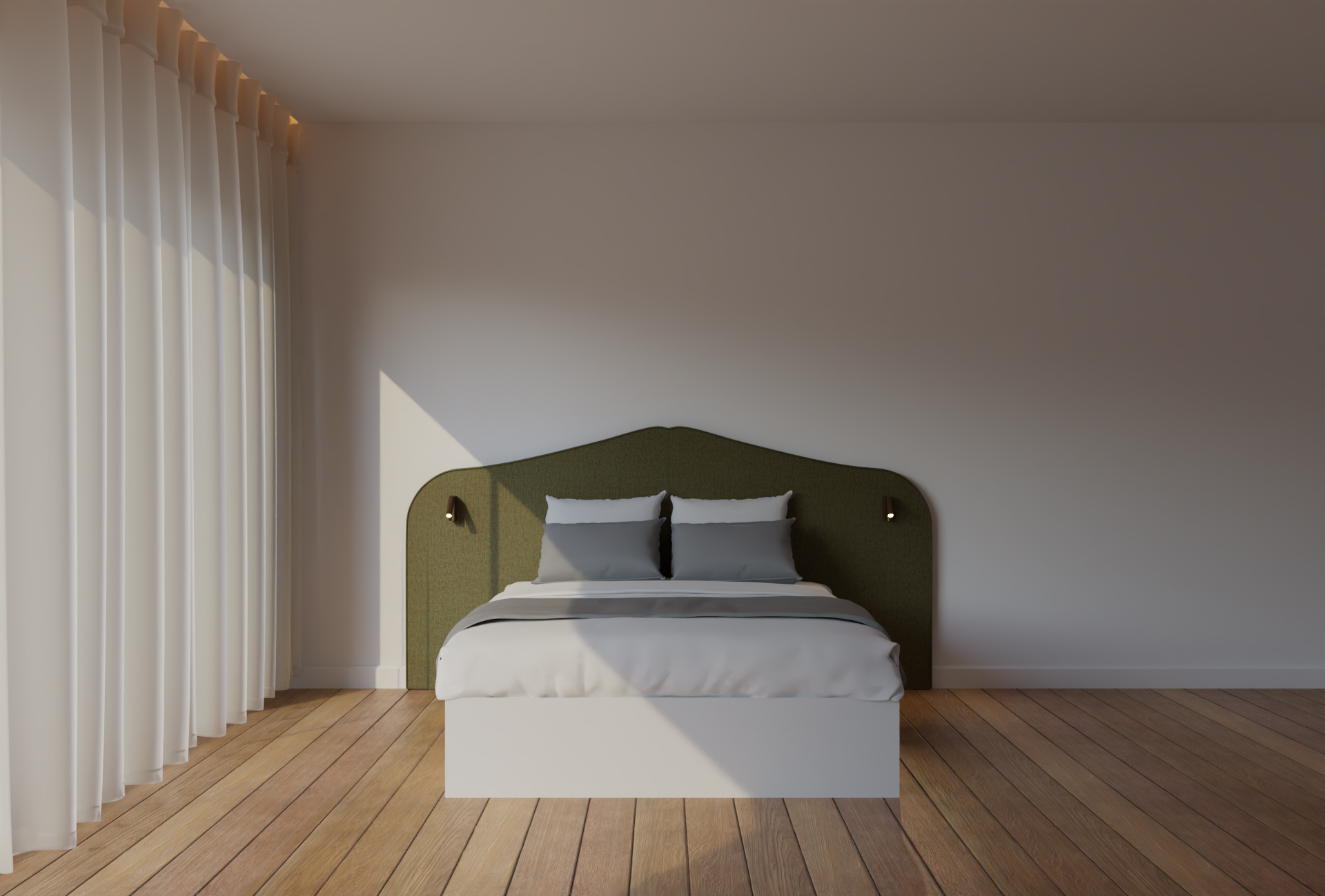 Velours vert olive