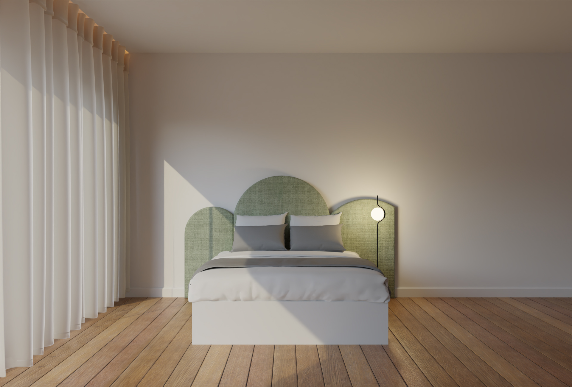 Velours vert sauge