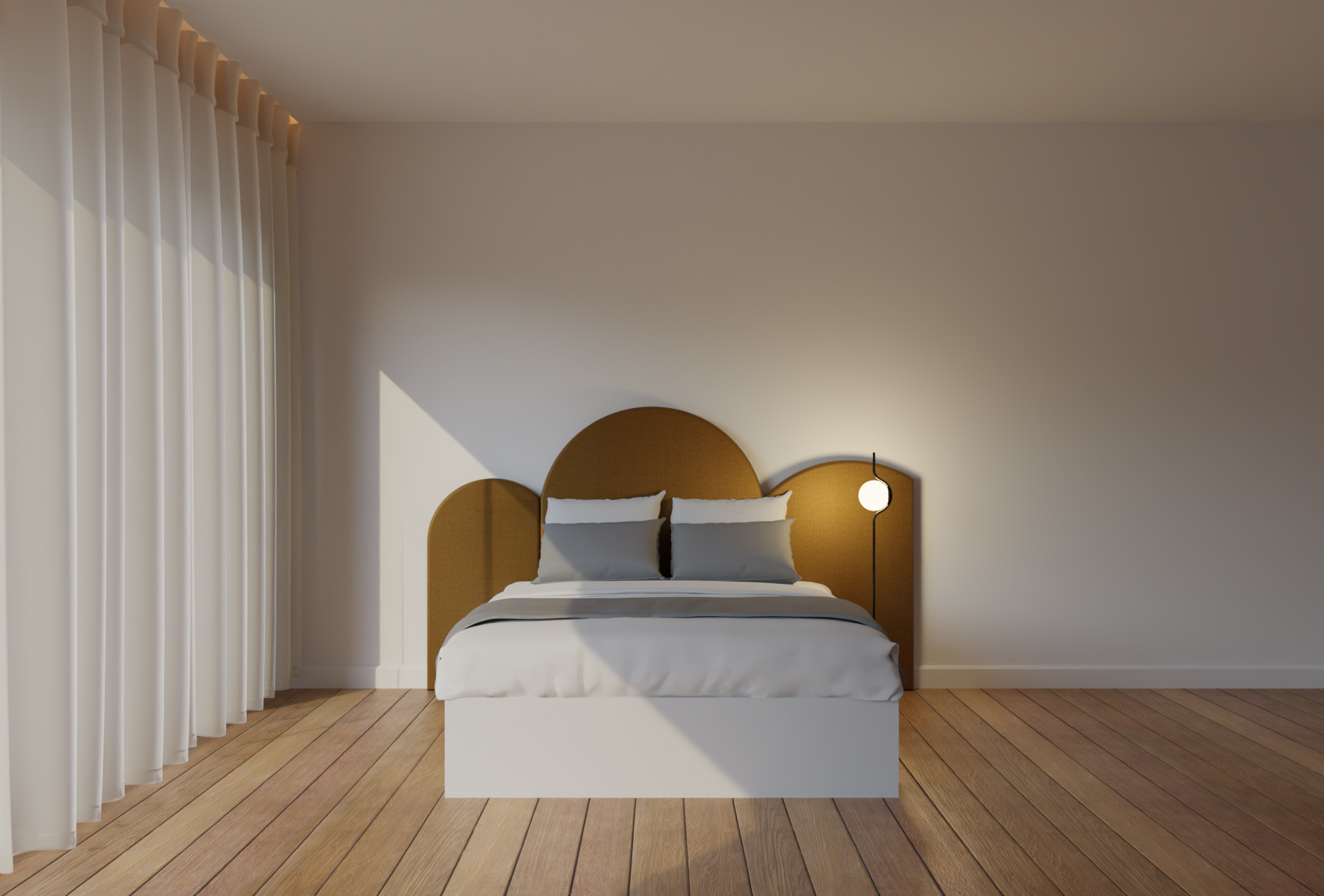 Tete de Lit HAUTE COUTURE Nuage Capiton