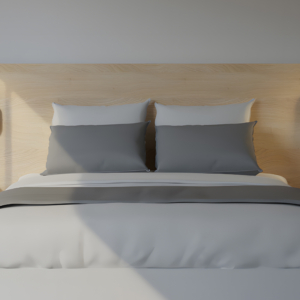Tete de Lit Double SIGNATURE Round avec chevets