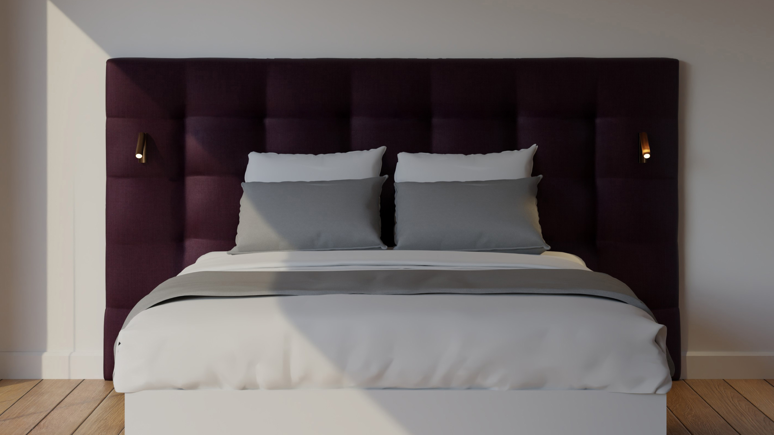 Velours aubergine