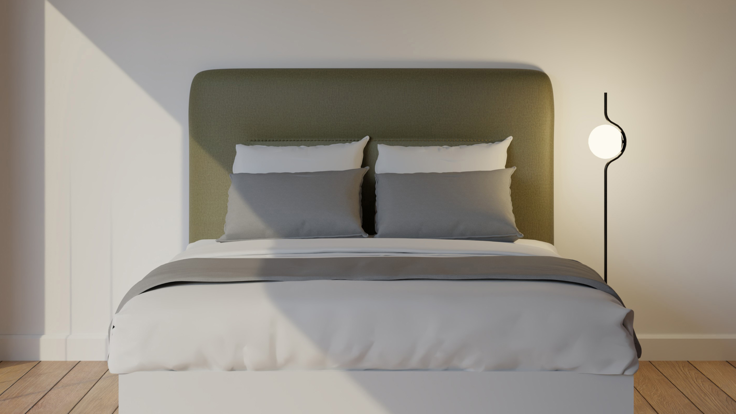 Velours vert olive